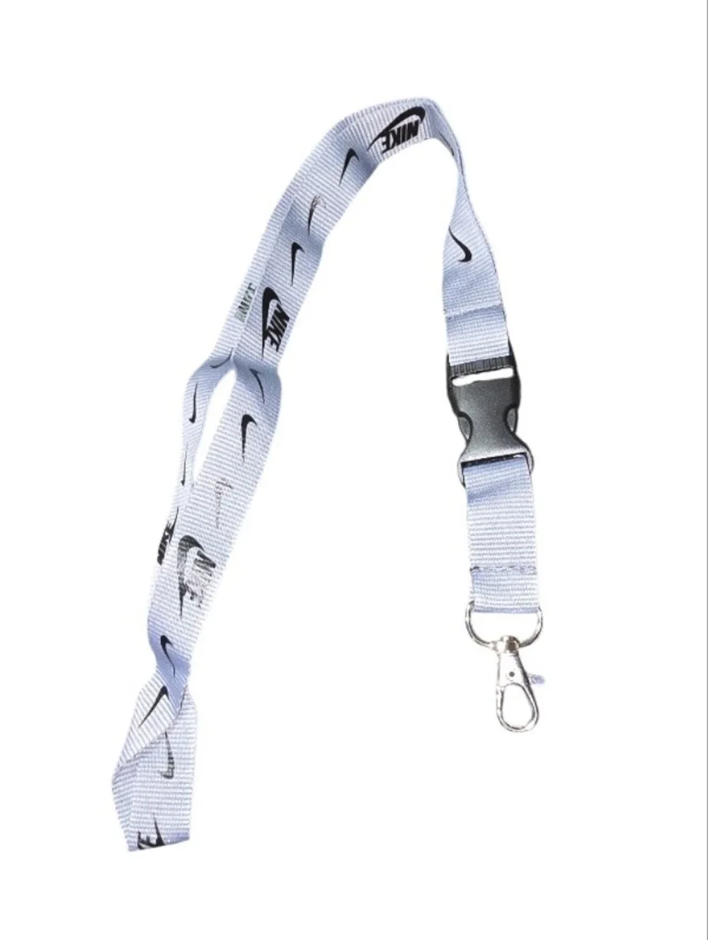 #04 Nike  Lanyards Trio in Gray, Red, and White